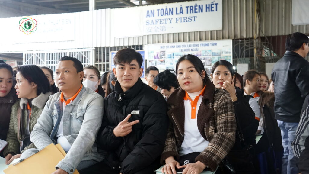 Receptionists undergoing evaluation on the official selection day for the European hospitality industry