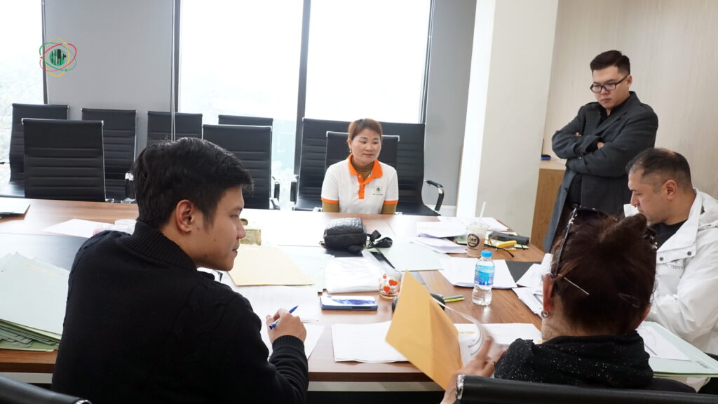 European recruiters conducting interviews with hospitality job applicants at Hop Luc Global JSC