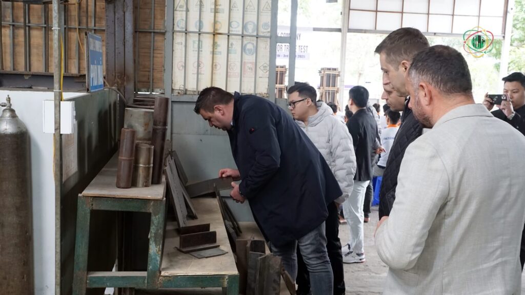 Vietnam manpower supply to Europe – candidate testing at welding center