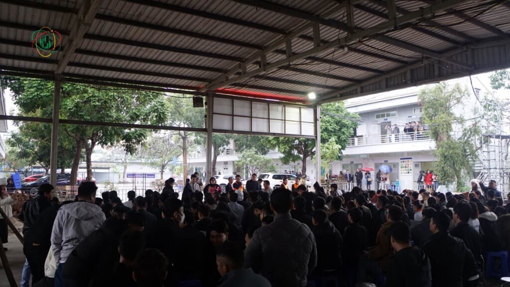 Vietnamese trainees at Hop Luc Global training center preparing for renewable sector jobs in Europe