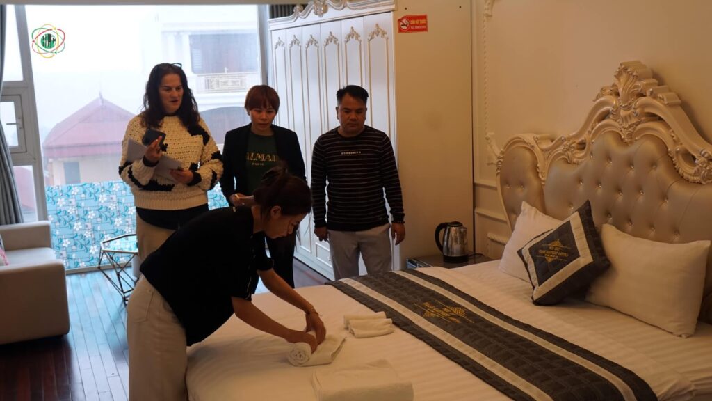 Weekly KPIs for Vietnam hospitality staff deployments