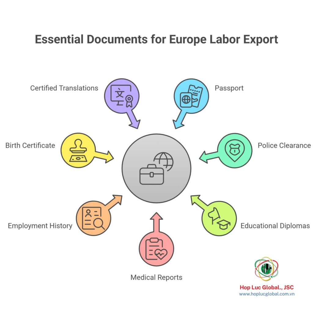 Checklist to apply for Europe labor export legally from Vietnam
