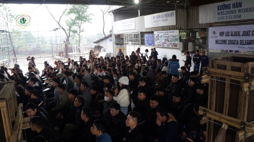 Hop Luc Global training Vietnam skilled workers at certified technical centers for European employment
