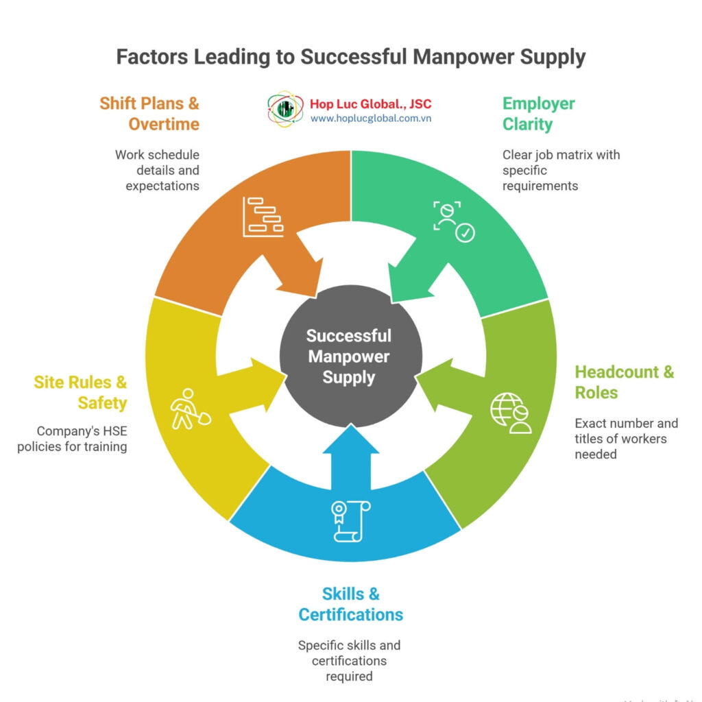 vietnam manpower supply consultancy job matrix for EU requirements