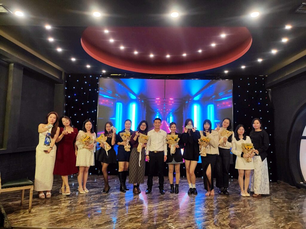 Employees of Hop Luc Global JSC celebrating together at Year End Party 2025
