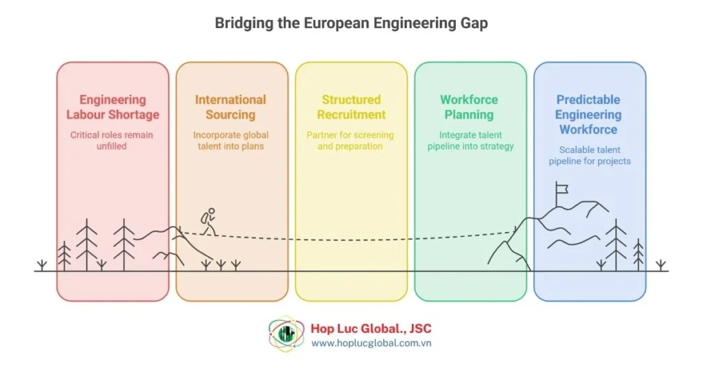Supply Vietnamese engineers to Europe for manufacturing and industrial workforce planning