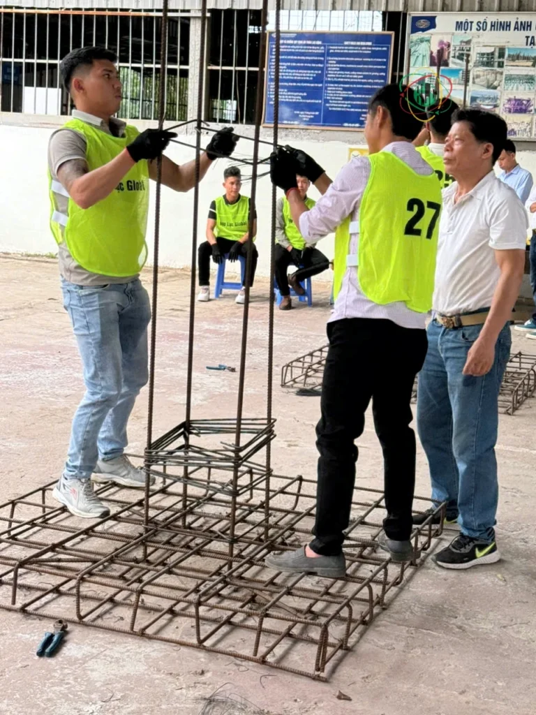 Vietnam agency workers to Europe during pre-departure skills screening