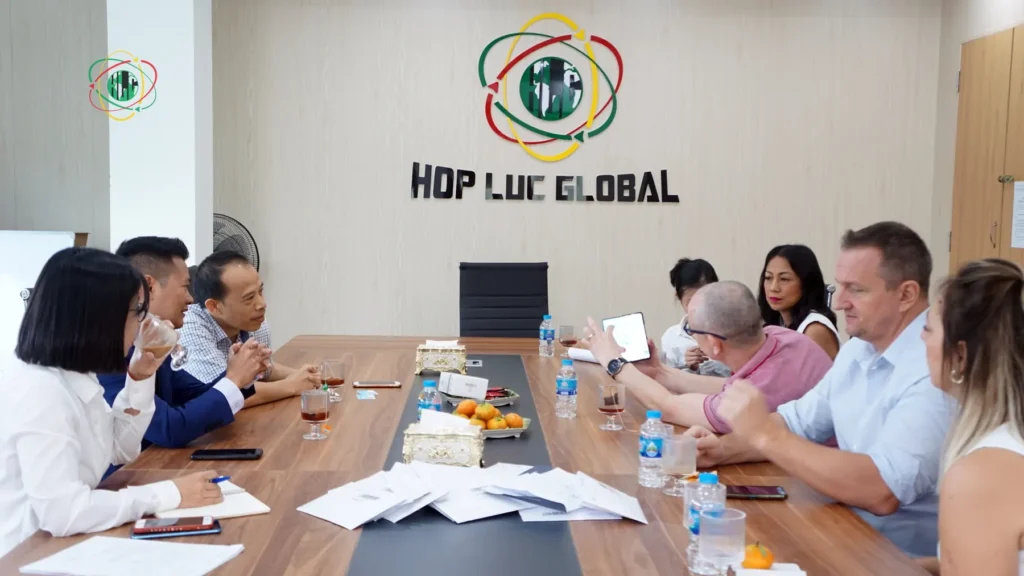 Vietnam technical workers Europe planning session with EU employers reviewing technical role requirements