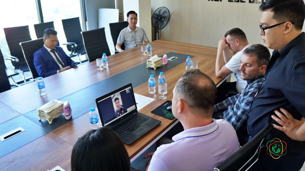 Recruiter reviewing candidate work history documents during a structured assessment for technical workforce evaluation