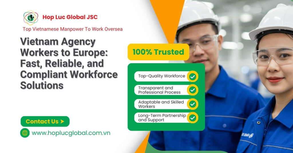 Vietnam agency workers to Europe boarding flight for compliant deployment