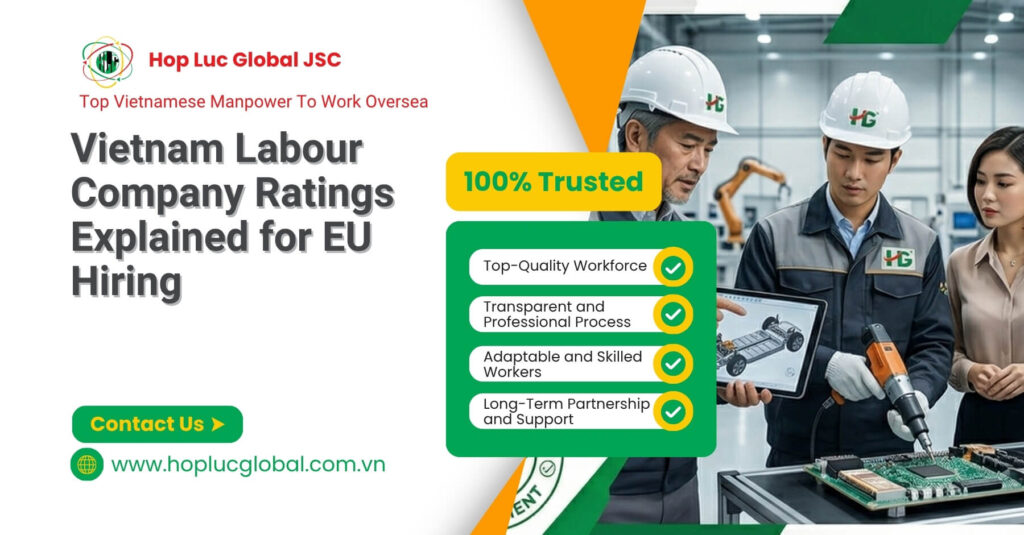 Vietnam labour company ratings used by EU employers to compare manpower agencies