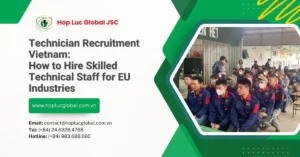 Graph showing EU technician shortage and Vietnam as a source of skilled labor