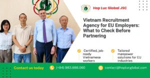 Vietnam recruitment agency process for EU employers reviewing candidate profiles