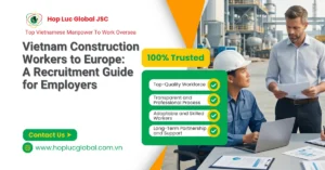 Overview of vietnam construction workers to Europe recruitment process for EU employers